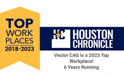 Vector CAG Recognized as Top Workplaces 2023 by The Houston Chronicle