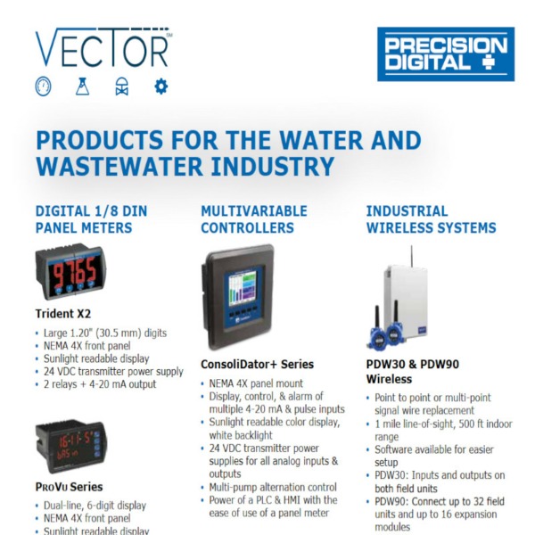 Waste & Wastewater Industry Brochure Cover